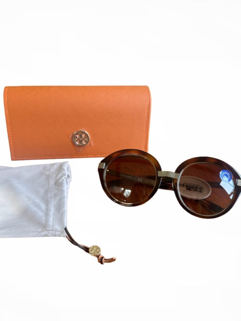 NEW Tory Burch TY9060U Sunglasses Women’s Designer Eyewear Gold-Brown Tortoise